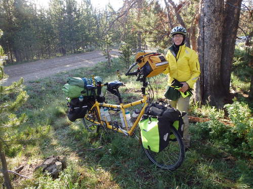 GDMBR: Everything is loaded onto the Bee and Terry is ready to go.